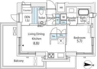 番町會所【2階】の間取り