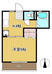ハイツライラック【1階】の間取り