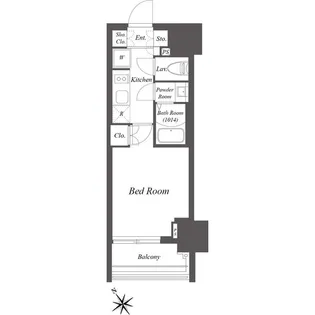 ブランシエスタ横浜高島町【6階】の間取り