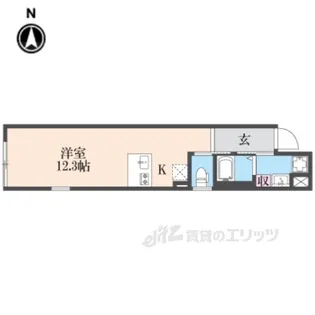 アイリス清水五条【3階】の間取り
