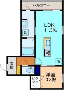 KIII【2階】の間取り