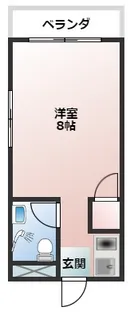 コーポ長門3【3階】の間取り