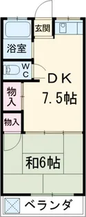 第一松園荘【1階】の間取り