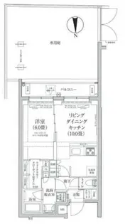 アイル中野江古田の森公園【1階】の間取り