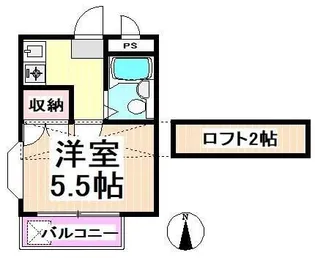 マジェスティックレジデンス【2階】の間取り