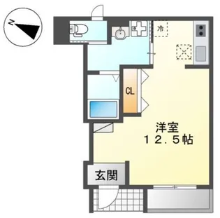 ボンヌール【1階】の間取り