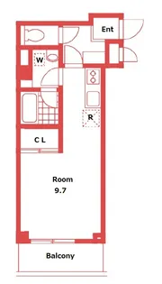 SKレジデンス寺前【3階】の間取り