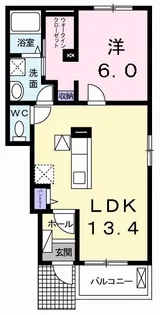 グランハピネス V【1階】の間取り