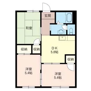 マルベリーハイツ【1階】の間取り