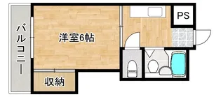 パシフィック紫【1階】の間取り