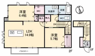 Sophia K.S【2階】の間取り
