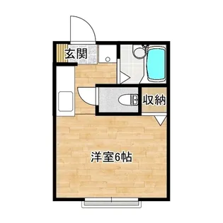 エヴァーグリーン【1階】の間取り