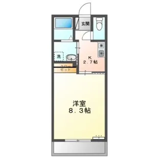 カーサオネスト金岡【2階】の間取り