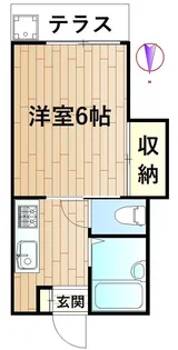 プレインメゾネット【1階】の間取り