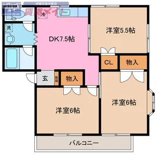 ドリームハイツ A棟【1階】の間取り
