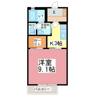 エスポワールS【2階】の間取り