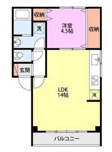 グリーンハイツ【3階】の間取り
