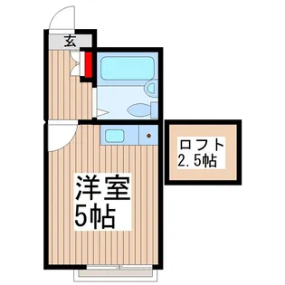 スカイピア志木【1階】の間取り