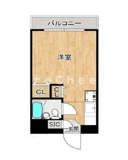 パークビューハイツ【1階】の間取り