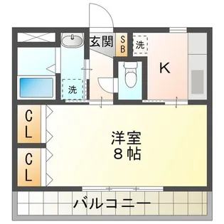リリィ【3階】の間取り