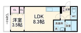 ジーメゾン大宮三橋ミューラ【3階】の間取り