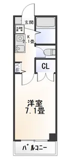 ザ・仲次郎【3階】の間取り