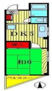 イーストヒルズ金町【4階】の間取り