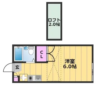 サウスヒル3【1階】の間取り