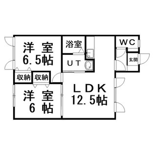 メゾンドゥスズキ2【1階】の間取り