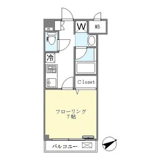 コート・ヴェール【3階】の間取り