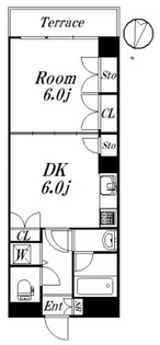 カシェ【1階】の間取り