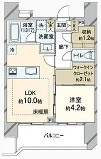 ヴァースクレイシア秋葉原イースト【12階】の間取り