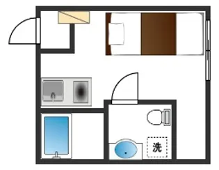 Smart Residence IoTele 初台【2階】の間取り