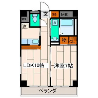ラ・シャテロ【6階】の間取り