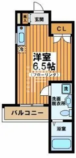 HATSUDAI FLAT【1階】の間取り