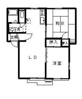 アネックス雅 B棟【1階】の間取り