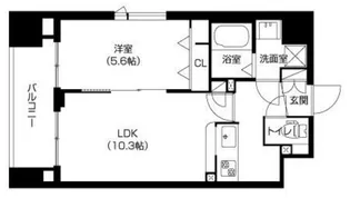 アーバネックス谷町【2階】の間取り