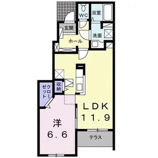 カルムメゾンG【1階】の間取り