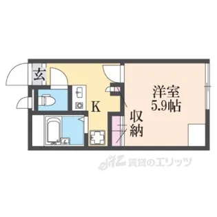 レオパレスサンヴィスタ古沢【2階】の間取り