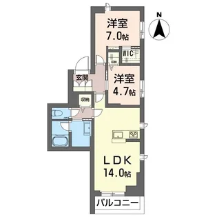 ドリームMH【3階】の間取り