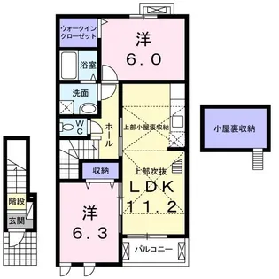 フラターナルA【2階】の間取り