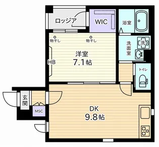 エムフラット【2階】の間取り
