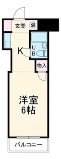 エヴェナール横浜【3階】の間取り