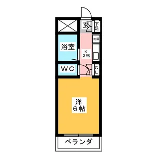 ファリーナクレオ【7階】の間取り