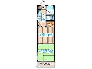 NFハイツ【2階】の間取り