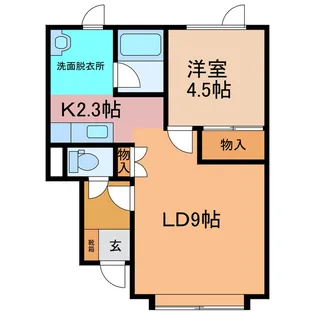 コーポai【2階】の間取り