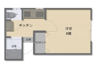 セブンサイドTハイツ【2階】の間取り