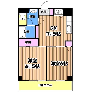 メゾン・マルベリィ【3階】の間取り