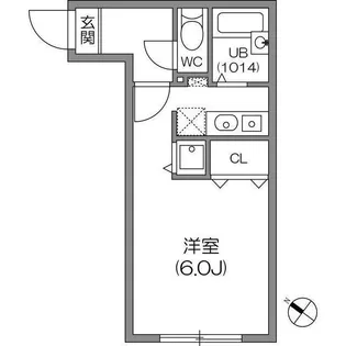 ZESTY小石川【2階】の間取り