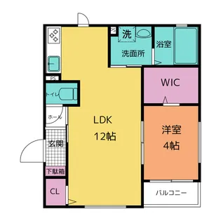PARK松蔭【2階】の間取り